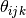 \theta_{ijk}
