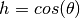 h=cos(\theta)